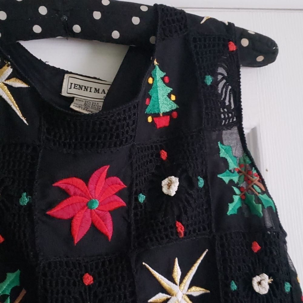 Christmas-happy embroidered vest by JENNI MAX - Picture 10 of 12
